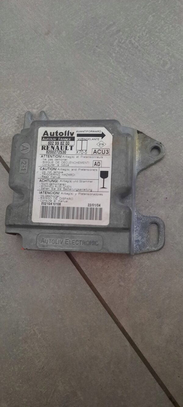 STEROWNIK MODUŁ AIRBAG RENAULT MASTER 8200272530