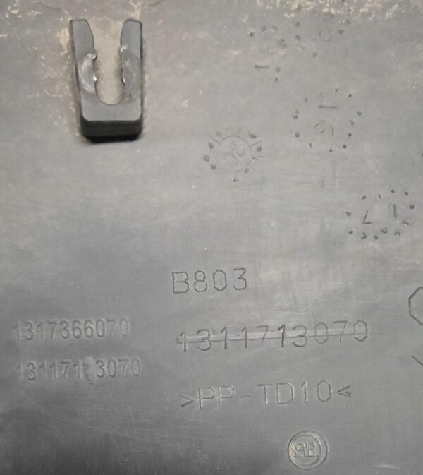 LISTWA BŁOTNIKA LEWY TYŁ DUCATO/BOXER/JUMPER 1317366070