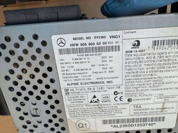 RADIOODTWARZACZ NAWIGACJA VW CRAFTER MERCEDES SPRINTER HVW9069006200