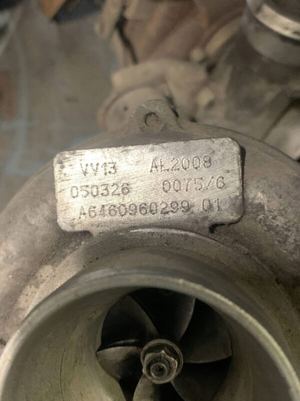 TURBOSPRĘŻARKA MERCEDES VITO 639 A6460960299 AL2008