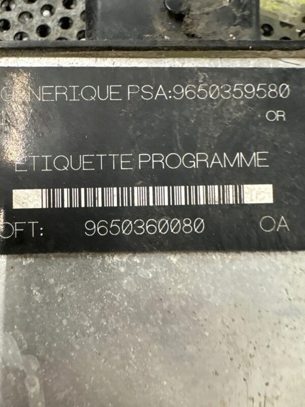 KOMPUTER SILNIKA FIAT SCUDO II 9650359580