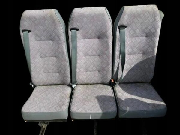 FOTEL KANAPA Z PASAMI ZABUDOWA TRANSIT DUCATO MASTER UNIWERSALNA 3 MIEJSCA