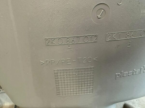 BOCZEK DRZWI PRAWY PRZÓD VOLKSWAGEN CADDY III 2K0867012