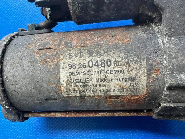 ROZRUSZNIK CITROEN JUMPER III 2021 2.2 B-HDI 9826048080