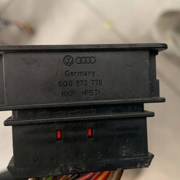 WIĄZKA PRZEWODÓW NAGRZEWNICY 6Q0972778 VOLKSWAGEN AUDI