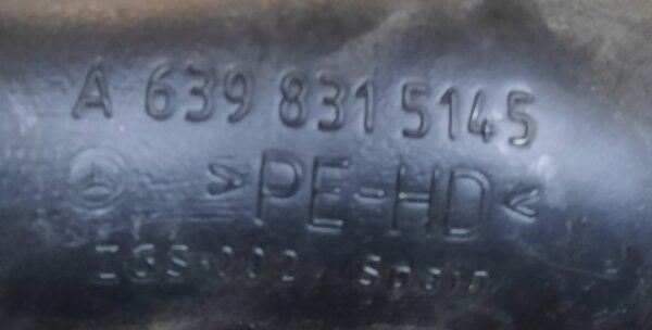 PRZEWÓD POWIETRZA VITO W639 A6398315145