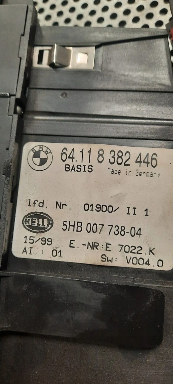 PANEL KLIMATYZACJI BMW 64118382446