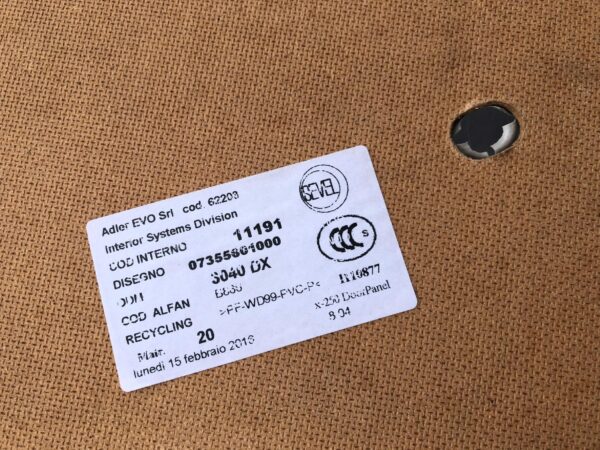 TAPICERKA DRZWI PRAWY PRZÓD DUCATO III 07355601000