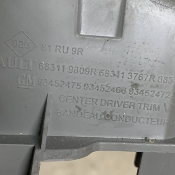 OSŁONA KONSOLI 683119809R RENAULT TRAFIC III