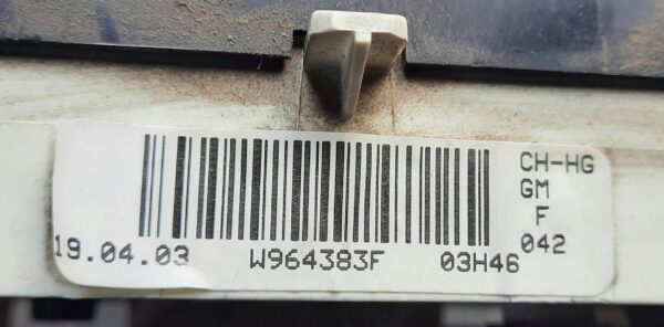 PANEL KLIMATYZACJI TRAFIC II W964383F