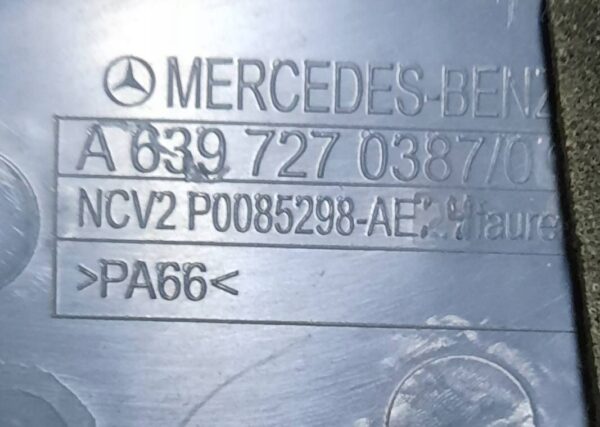 OSŁONA GŁOŚNIKA PRAWY PRZÓD VITO W639 A6397270387