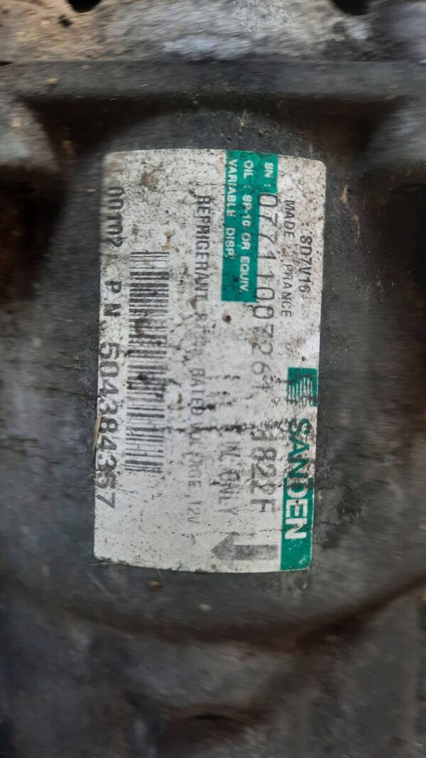 KOMPRESOR SPRĘŻARKA KLIMATYZACJI A/C DUCATO BOXER JUMPER 07-14 504384357