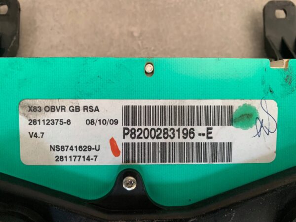 LICZNIK P8200283196E TRAFIC II *ANG/EU*