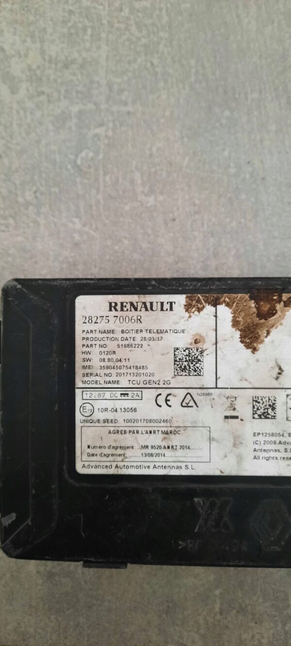 STEROWNIK NAWIGACJI RENAULT 282757006R