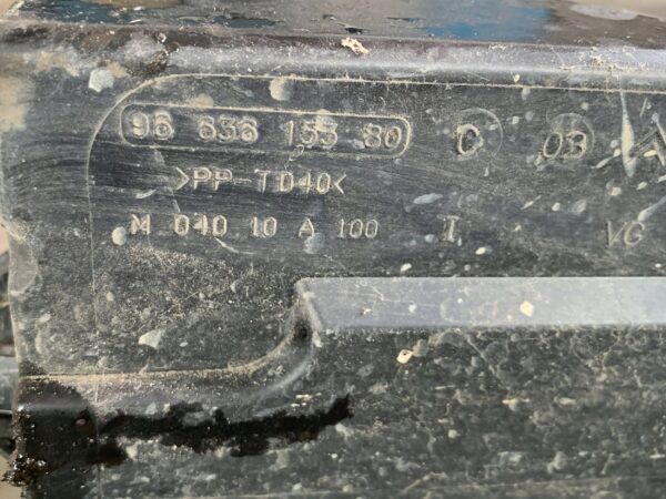 PODSTAWA MOCOWANIE AKUMULATORA CITROEN BERLINGO 9663615380