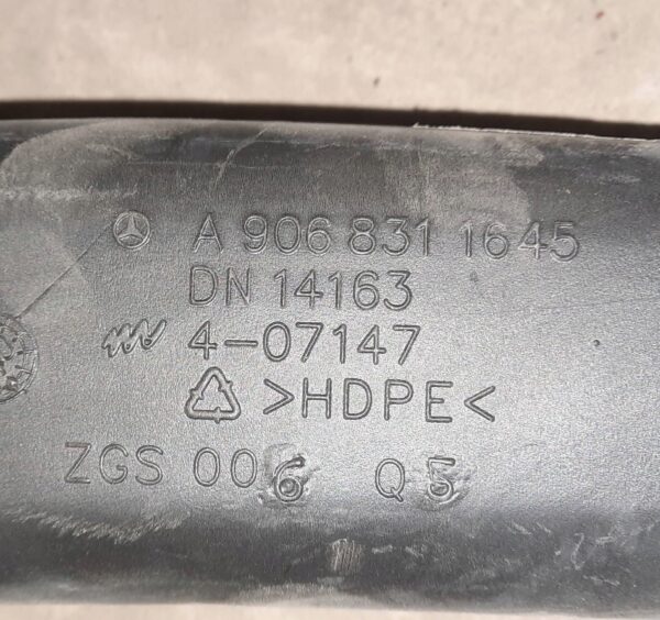 KANAŁ POWIETRZA SPRINTER W906 A9068311645