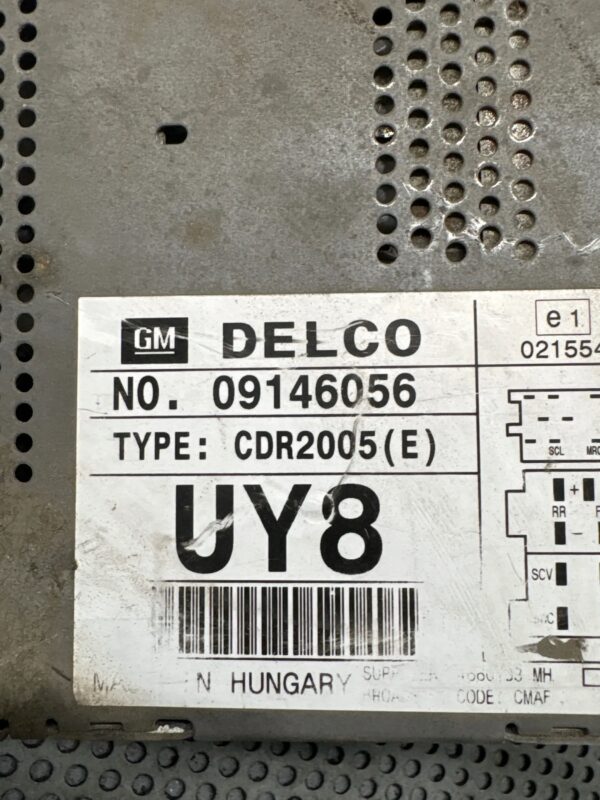 RADIO OPEL VECTRA C 09146056