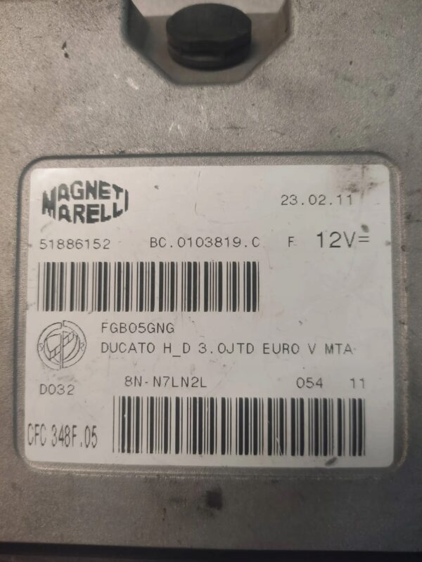 STEROWNIK SKRZYNI DUCATO 51886152